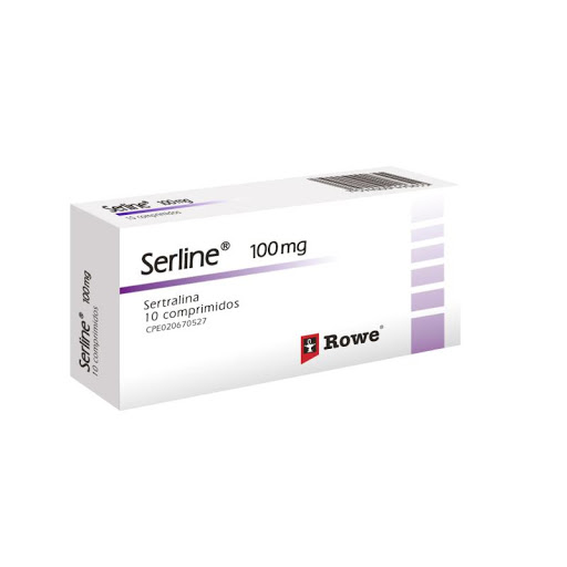 SERLINE (SERTRALINA) 100MG X 10 COMPRIMIDOS (MEGALABS)