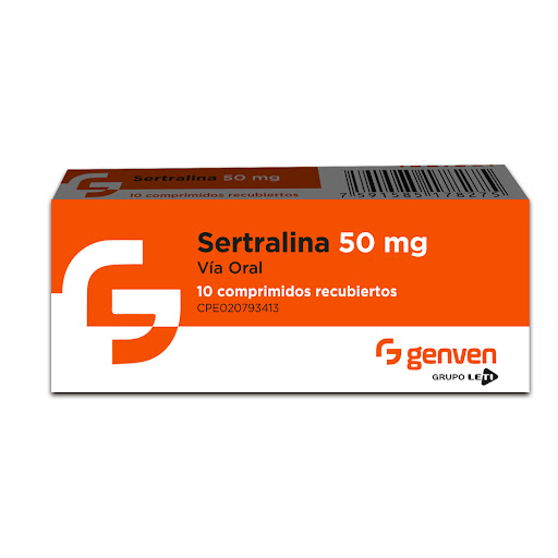 SERTRALINA  50MG X 10 COMPRIMIDOS (GENVEN)