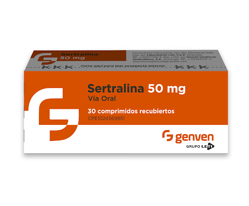 SERTRALINA  50MG X 30 COMPRIMIDOS (GENVEN)