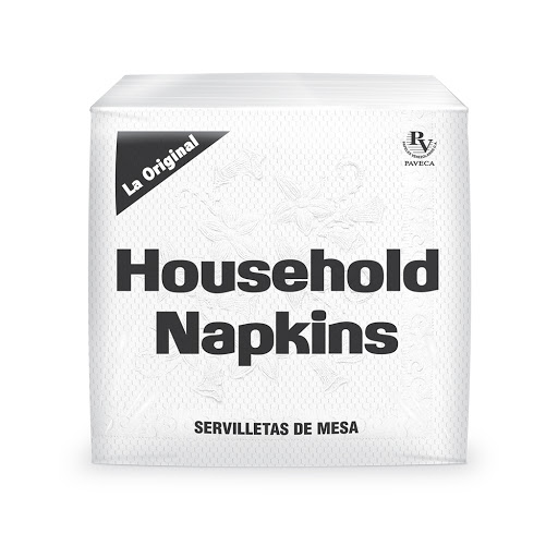 [7591098330382] SERVILLETAS HOUSEHOLD NAPKINS 120 UNIDADES