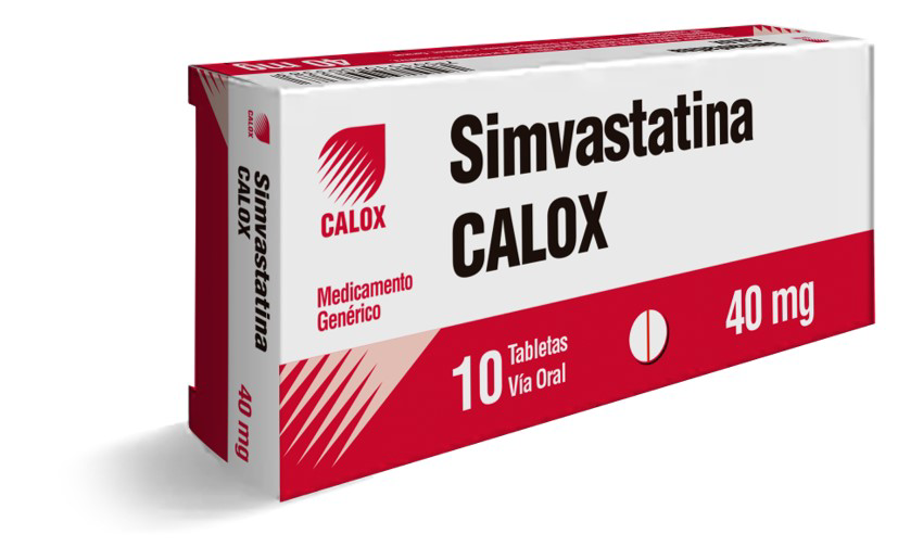 [7591519003383] SIMVASTATINA  40MG X 10 TABLETAS (CALOX)