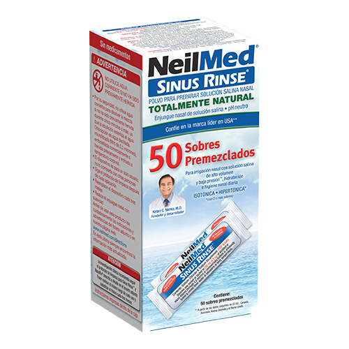 SINUS RINSE ORAL X 50 SOBRES PREMEZCLADOS (NEILMED)