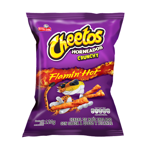 SNACK CHEETOS HORNEADOS FLAMMING HOT X 120 GR (CHEETOS)