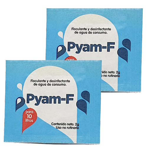 SOBRE FLOCULANTE PARA 10 LITROS UNIDAD (PYAM-F)