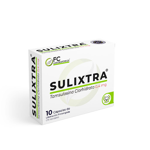 SULIXTRA (TAMSULOSINA) 0.4MG X 10 CAPSULAS (FC PHARMA)