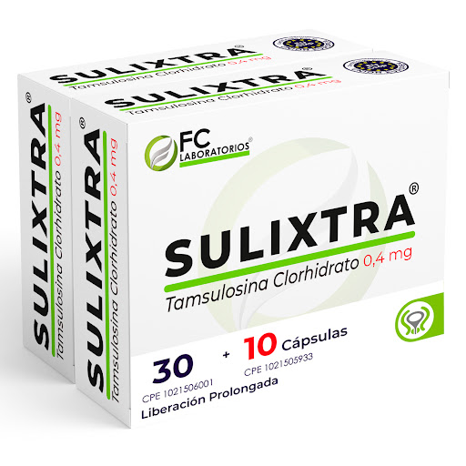 [7593090002403] SULIXTRA (TAMSULOSINA) 0.4MG X 30 CAPSULAS (FC PHARMA)