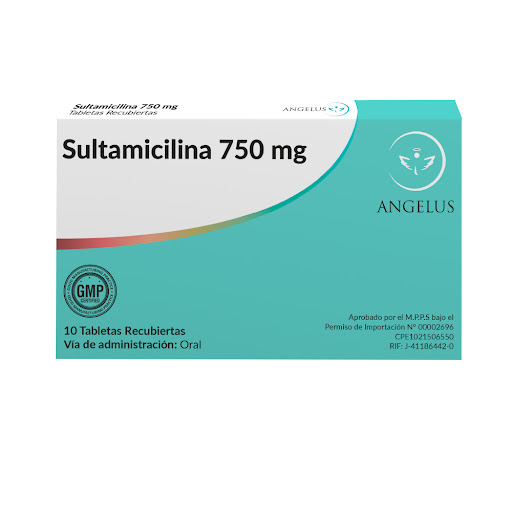 SULTAMICILINA 750MG 10 TAB  (ANGELUS)