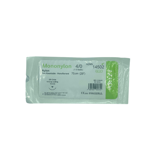 [7597830002319] SUTURA MONONYLON  4/0 75CM X 1 UNIDAD REF 14502 (ARIZI)