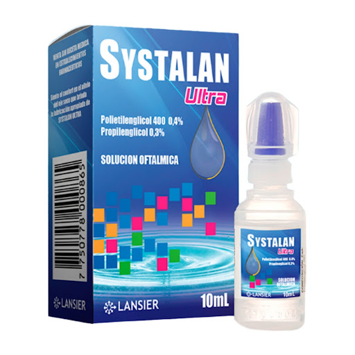 SYSTALAN ULTRA SOLUCION OFTALMICA (POLIETILENGLICOL - PROPILENGLICOL) 0.4%-0.3% X 10ML (LANSIER)