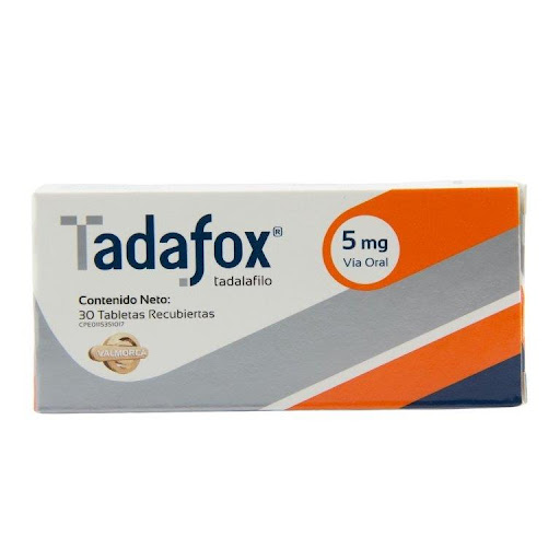 TADAFOX (TADALAFIL) 5MG X 30 TABLETAS (VALMORCA)