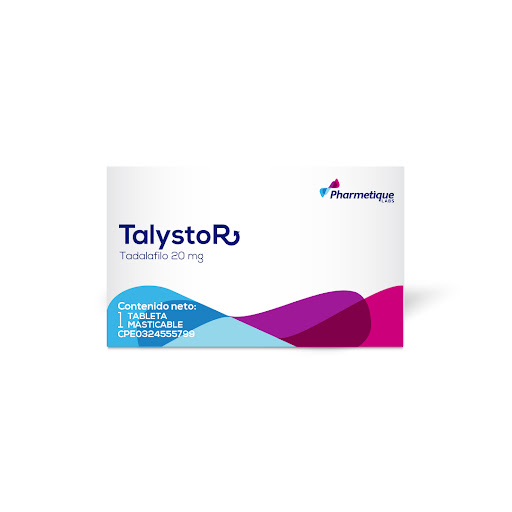 TALYSTOR (TADALAFIL) 20MG X 1 TABLETA MASTICABLE (LA SANTE)