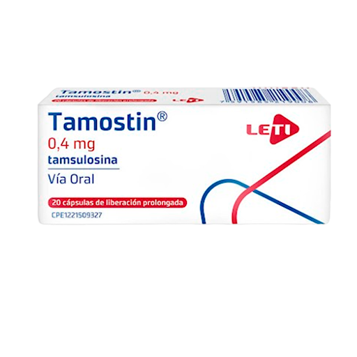 [7591585219008] TAMOSTIN (TAMSULOSINA) 0.4MG X 20 CAPSULAS LP (LETI)