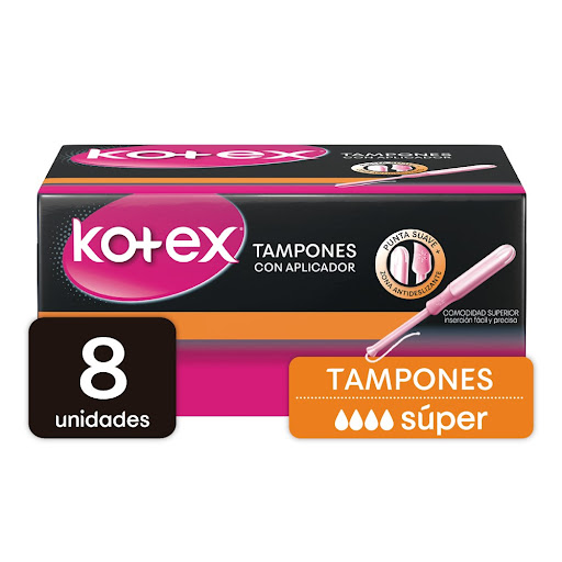 TAMPONES SUPER X 8 UNIDADES (KOTEX)