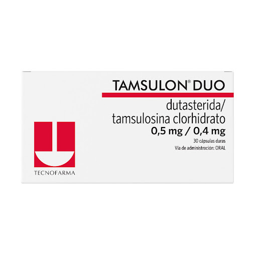 TAMSULON DUO (TAMSULOCINA CLORHIDRATO) 0,5MG / 0,4MG X 30 TAB (TECNOFARMA)