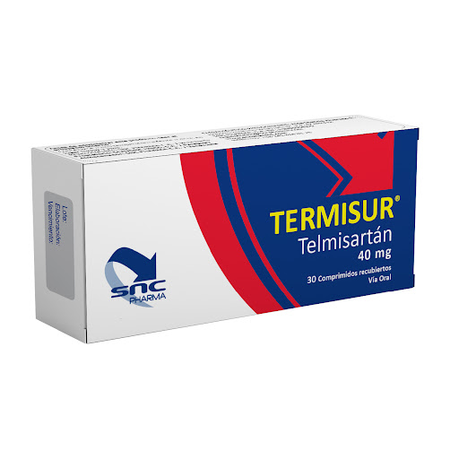 TERMISUR (TELMISARTAN) 40MG X 30 TABLETAS (SNC PHARMA)