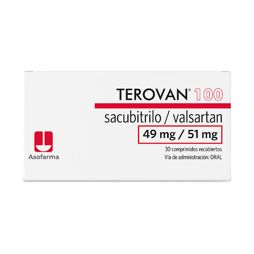 TEROVAN 100 (SACUBITRILO/VALSARTAN) 49MG/ 51MG