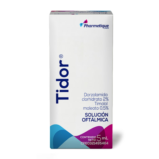 [7703763000999] TIDOR SOLUCION OFTALMICA (DORZOLAMINIA - TIMOLOL) 20MG/ML-50MG/ML X 5ML (LA SANTE)