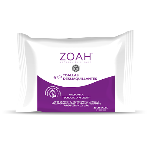 TOALLAS DESMAQUILLANTES X 25 UNIDADES (ZOAH)