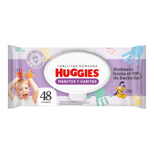 [7702425809772] TOALLAS HUMEDAS MANITAS Y CARA 48 UNIDADES (HUGGIES)