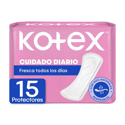 TOALLAS SANITARIAS LINER 15 UNIDADES (KOTEX)