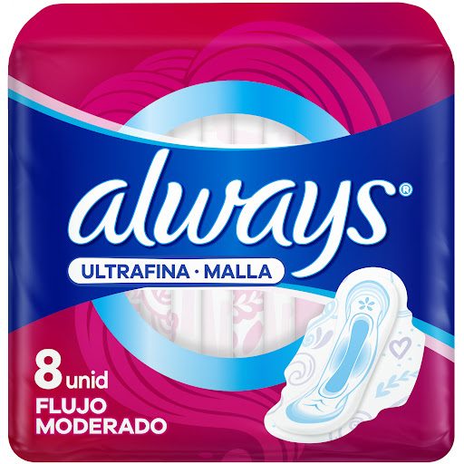 TOALLAS SANITARIAS ULTRAFINA SECA 8 UNIDADES (ALWAYS)