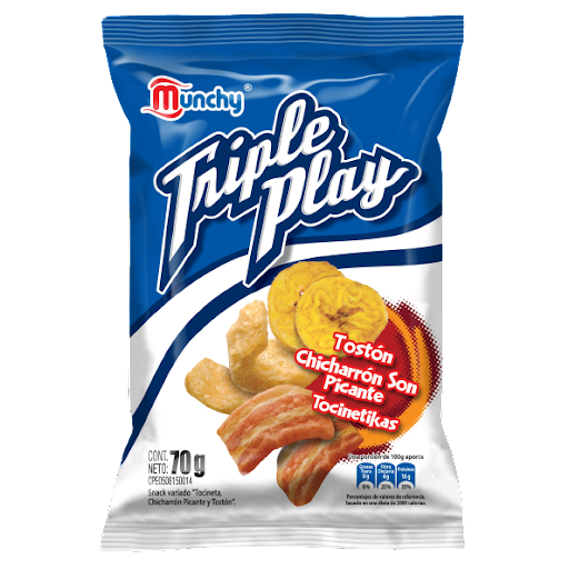 [7592708000220] TRIPLE PLAY X 70 GR (MUNCHY)