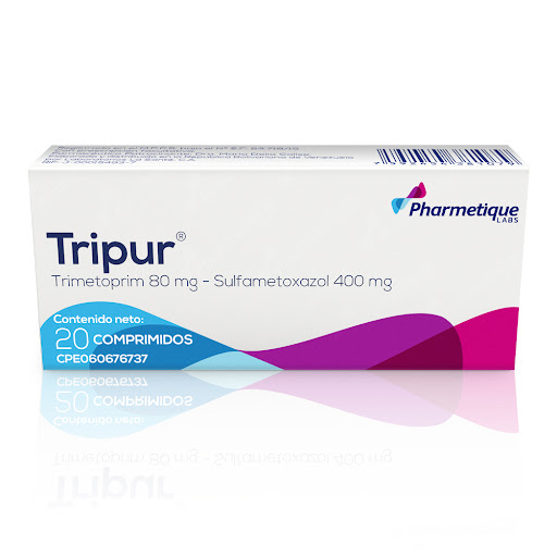 TRIPUR (TRIMETROPRIM - SULFAMETOXASOL) 80MG-400MG X 20 COMPRIMIDOS (LA SANTE)