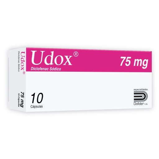 UDOX (DICLOFENAC COLESTIRAMINA) 75MG X 10 CAPSULAS (DOLLDER)