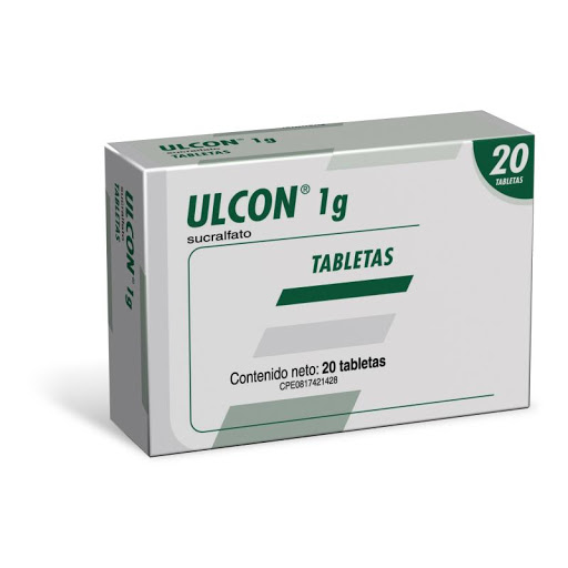 [7591821210288] ULCON (SUCRALFATO) 1GR X 20 TABLETAS (FARMA)