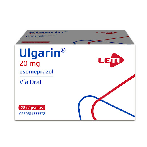 ULGARIN (ESOMEPRAZOL) 20MG X 28 CAPSULAS (LETI)