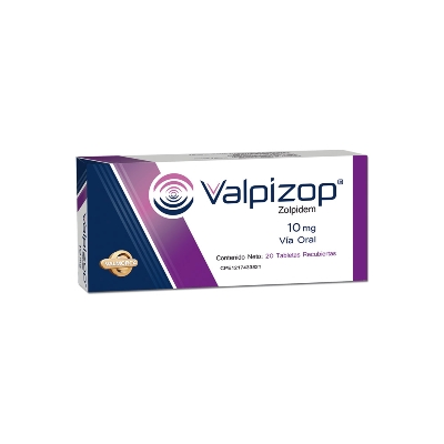 VALPIZOP (ZOLPIDEM) 10MG X 20 TABLETAS (VALMORCA)