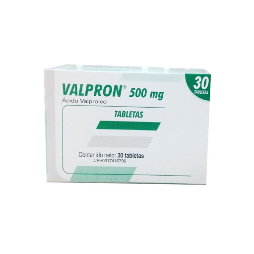VALPRON (ACIDO VALPROICO) 500MG X 30 TABLETAS (FARMA)