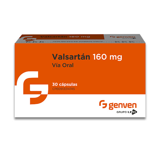 [7591585275899] VALSARTAN  160 MG X 30 TABLETAS (GENVEN)