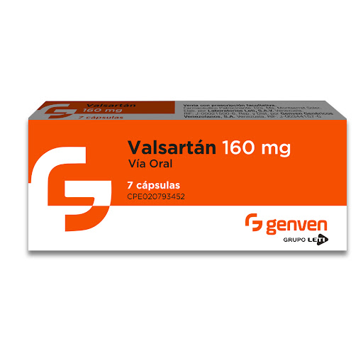 VALSARTAN  160MG X 7 CAPSULAS (GENVEN)