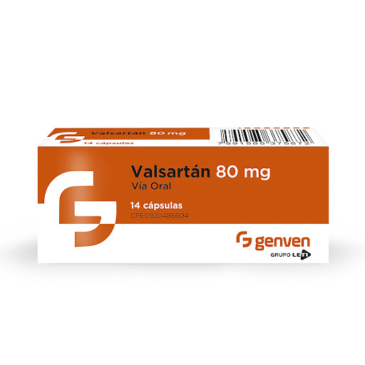 [7591585375872] VALSARTAN  80MG X 14 CAPSULAS (GENVEN)