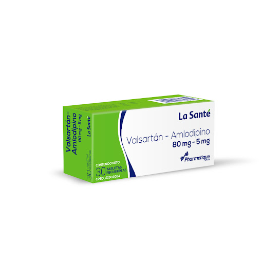 VALSARTAN - AMLODIPINA  80MG-5MG X 30 TABLETAS (LA SANTE)