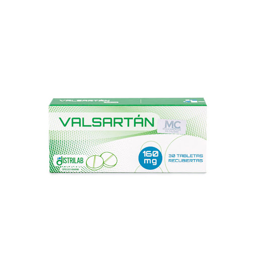 VALSARTAN 160MG X 30 TABLETAS (CR DISTRILAB)