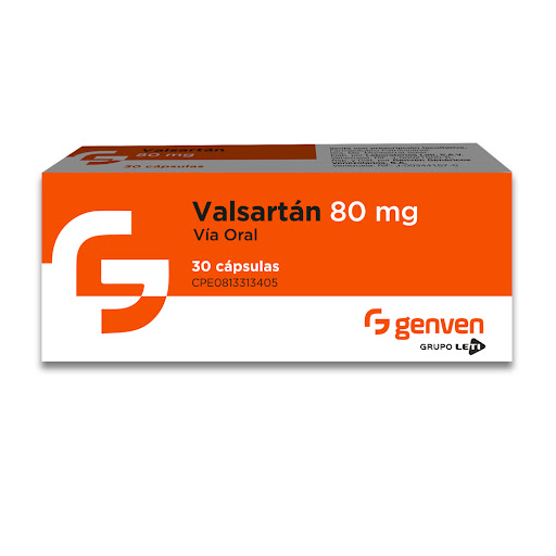 [7591585275875] VALSARTAN 80MG X 30 CAPSULAS (GENVEN)