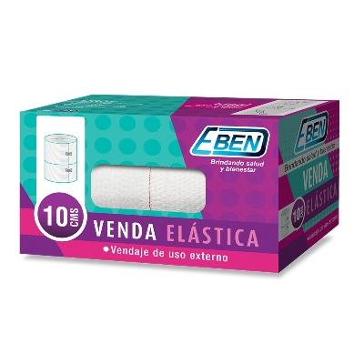 [7595492000209] VENDA EBEN ELASTICA   X 10CM (ARIAS)