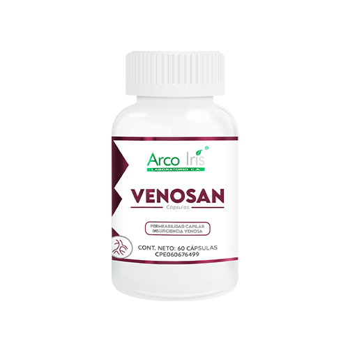 VENOSAN (PRODUCTOS NATURALES) 300MG X 90 CAPSULAS (ARCO IRIS)