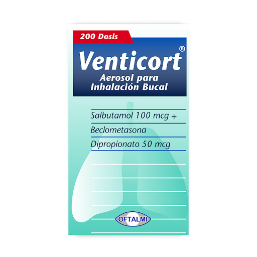 [7591196000606] VENTICORT AEROSOL (SALBUTAMOL - BECLOMETASONA) 100MCG-50MCG X 200 DOSIS (OFTALMI)