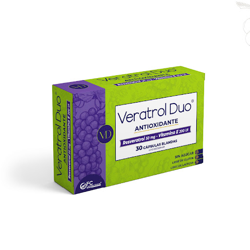 VERATROL DUO (RESVERATROL) X 30 CAPSULAS  (FC PHARMA)