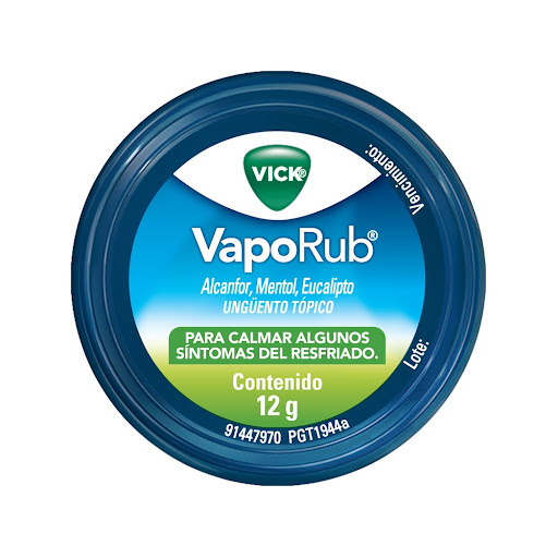 VICK VAPORUB (MENTOL - ALCANFOR - EUCALIPTO)  X 12GR (FARMA)