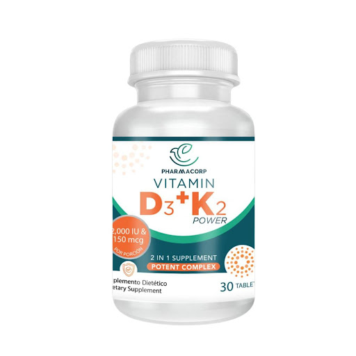 VITAMIN D3+K2  30 TABLETAS