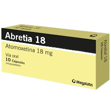 [7591619520896] ABRETIA (ATOMOXETINA) 18MG X 10 CAPSULAS (MEGALABS)