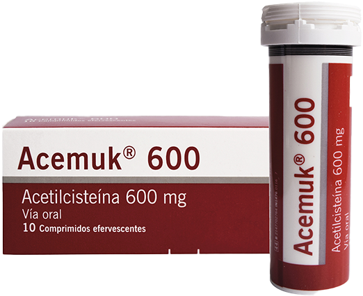 [7707355055756] ACEMUK (N-ACETILCISTEINA) 600MG X 30COMPIMIDOS (SIEGFRIED)