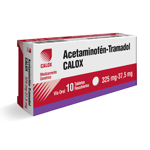 [7591519008494] ACETAMINOFEN - TRAMADOL 325MG/37.5MG X 10 TABLETAS (CALOX)