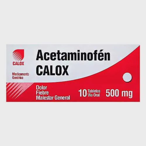 [7591519004144] ACETAMINOFEN 500MG X 10 TABLETAS (CALOX)