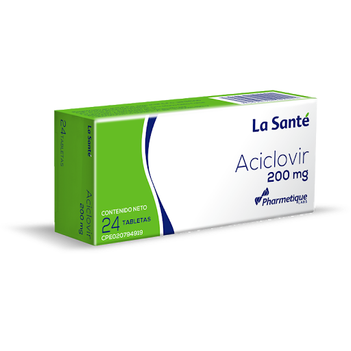 [7592454102001] ACICLOVIR 200MG X 24 TABLETAS (LA SANTE)