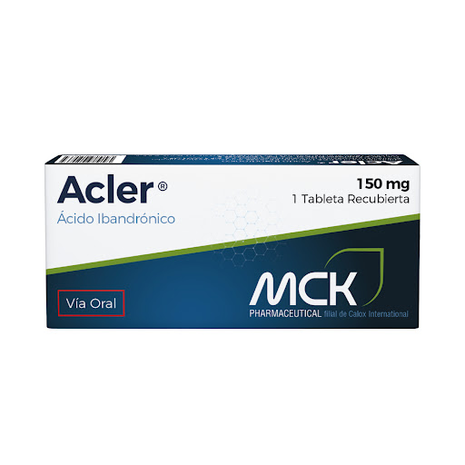 [7591519051865] ACLER (ACIDO IBANDRONICO) 150MG X 1 TABLETA RECUBIERTA (CALOX)